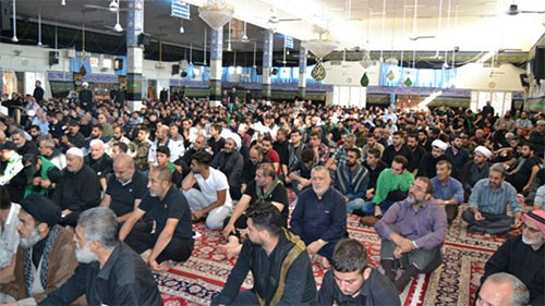 Conmemoran Ashura en el santuario de Sayyeda Zainab en Damasco Conmemoran Ashura en el santuario de Sayyeda Zainab en Damasco